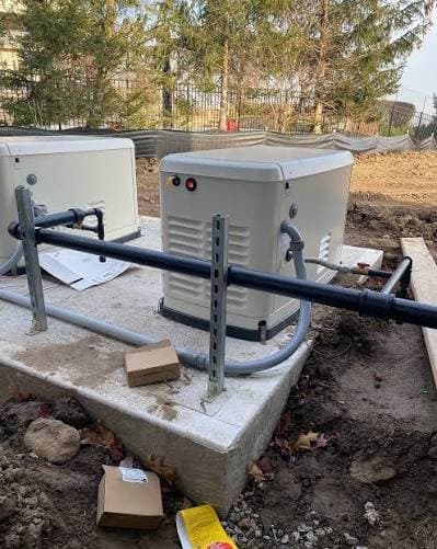 Generator hookup — New construction